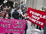 Leftists Protest Wall Street